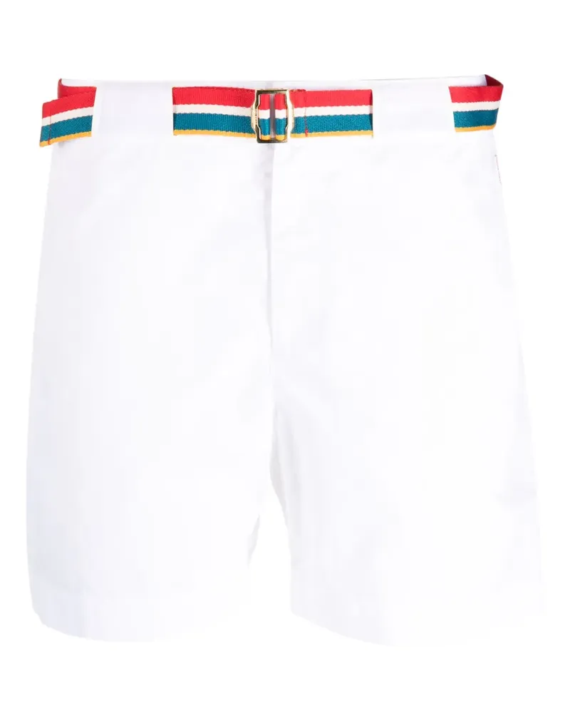 Orlebar Brown Badeshorts mit Gürtel - Weiß Weiß