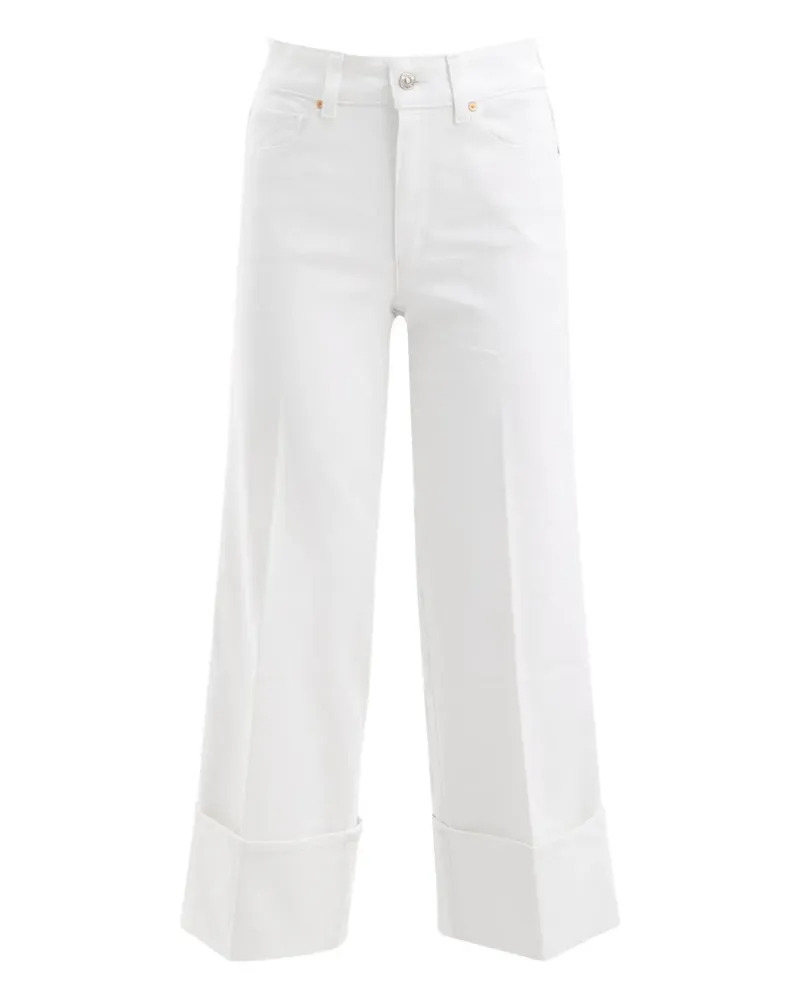 Paige Klassische Jeans - Weiß Weiß
