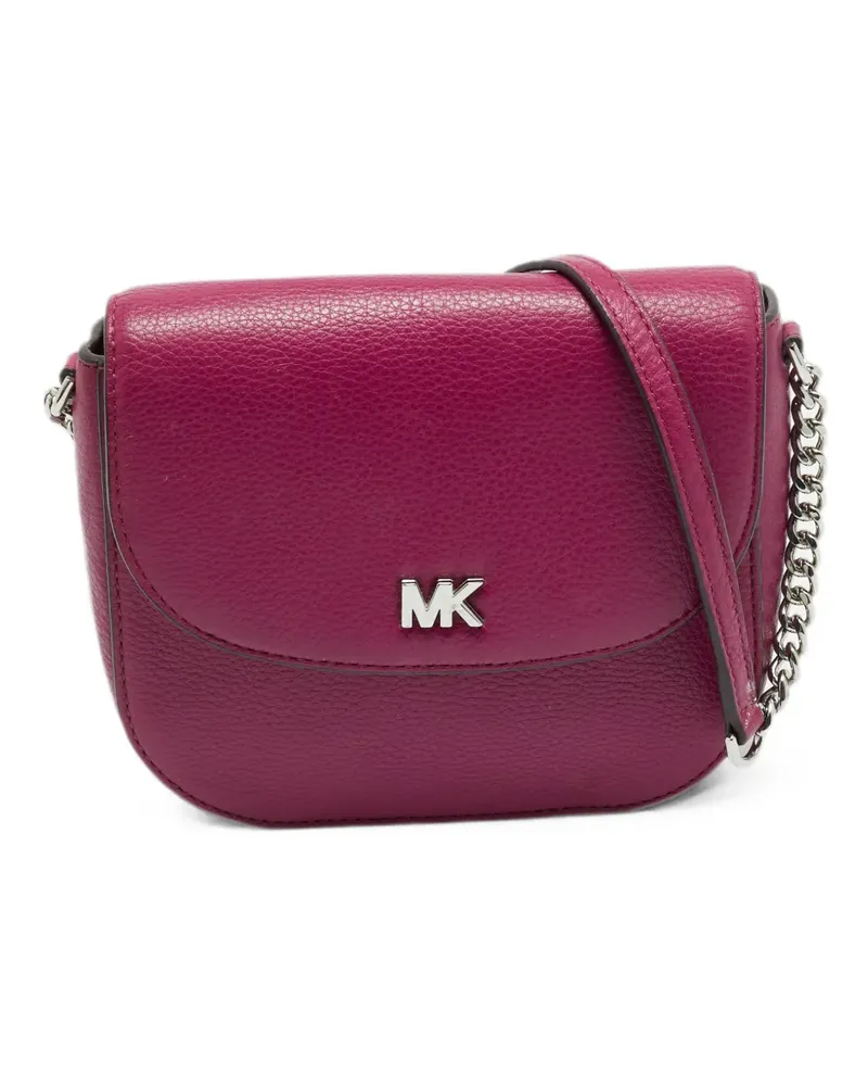 Michael Kors Mott Umhängetasche mit Logo-Schild - Rosa Rosa