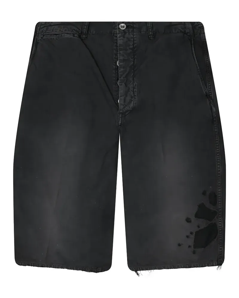 Visvim Broader Chino Crash shorts - Schwarz Schwarz