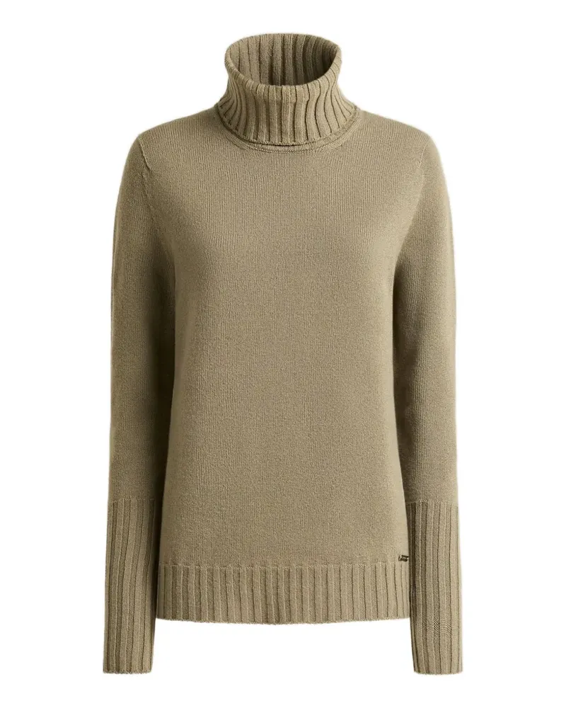 Kiton Gerippter Rollkragenpullover - Nude Nude