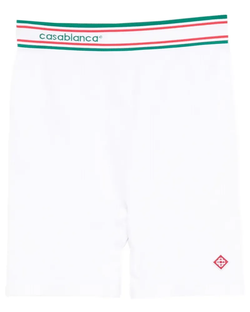 Casablanca Paris seamless sports shorts - Weiß Weiß