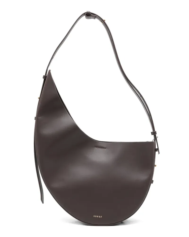 Soeur Schultertasche aus Leder - Rot Rot