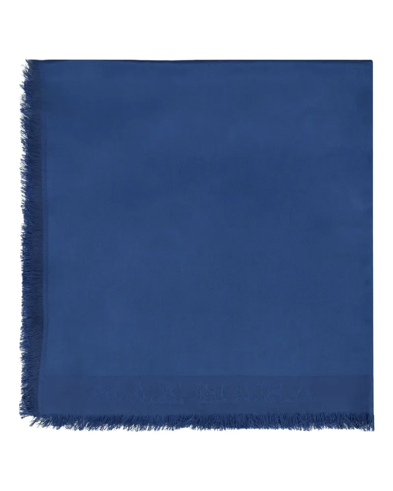 Max Mara Wales Seidenschal - Blau Blau