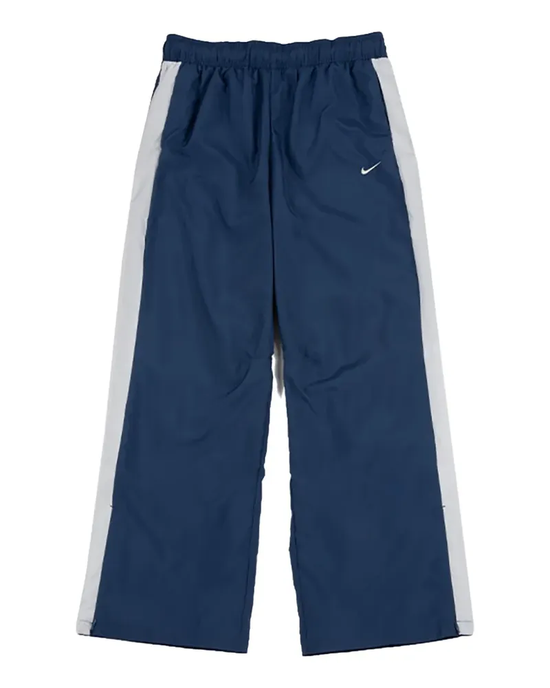Nike mid-rise open-hem trousers - Blau Blau