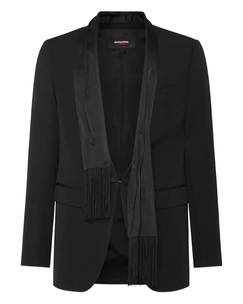 Dsquared2 x Magliano Sakko mit Schal - Schwarz Schwarz