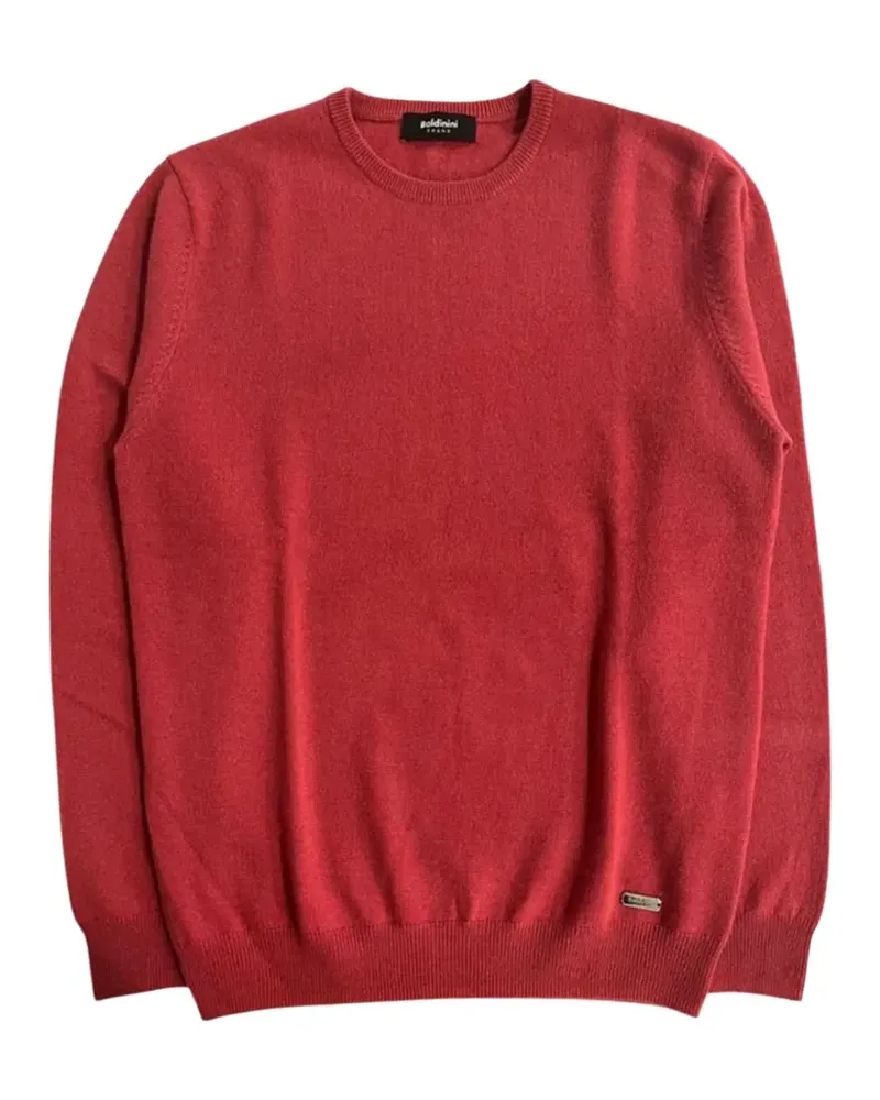 Baldinini Pullover mit Logo-Schild - Rot Rot