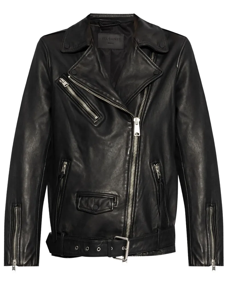 AllSaints Billie Bikerjacke Schwarz