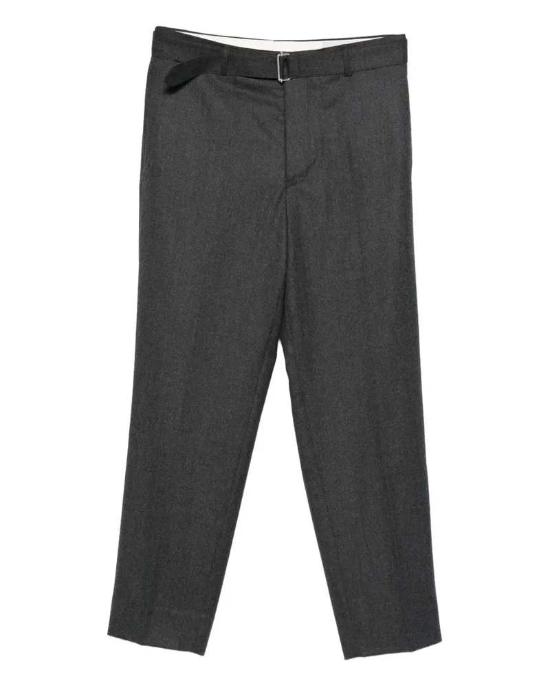 Officine Generale belted trousers - Grau Grau