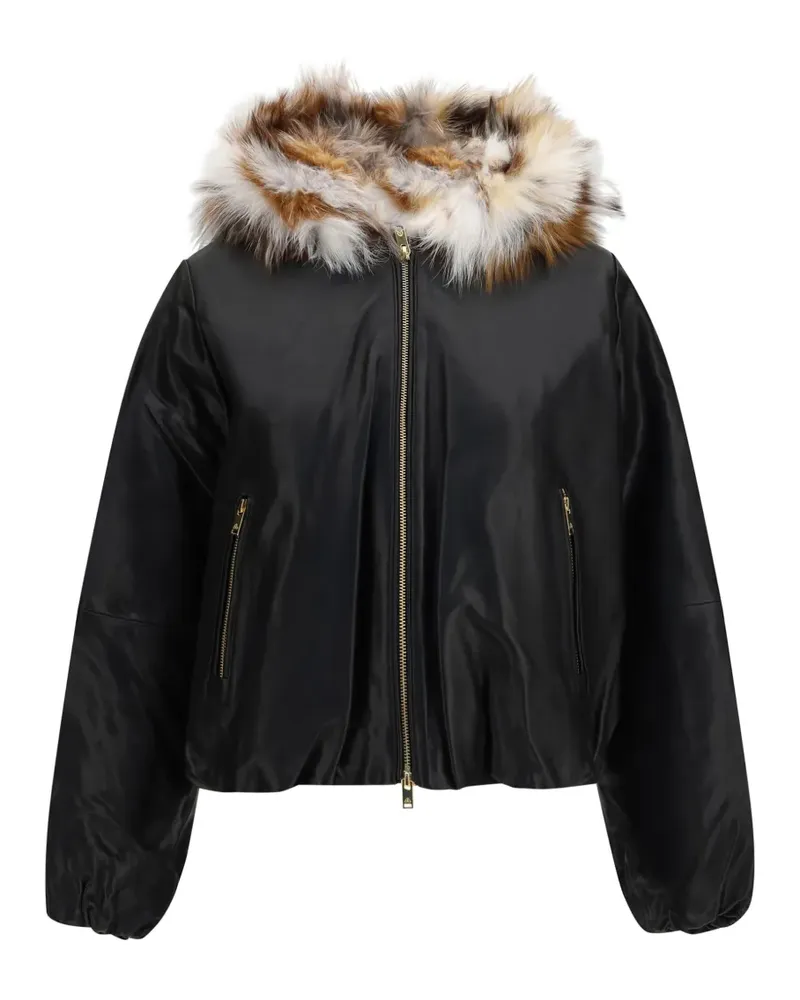 Moose Knuckles zip-fastening jacket - Schwarz Schwarz