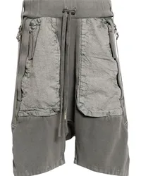 Boris Bidjan Saberi Joggingshorts mit Stone-Wash-Effekt Grün