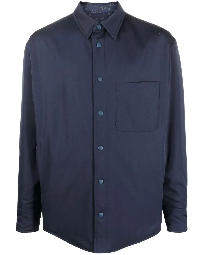 Lanvin Klassische Hemdjacke - Blau Blau