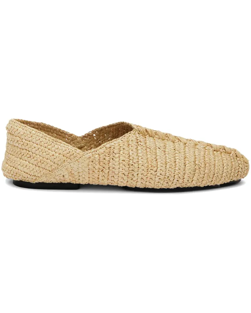 Jil Sander Gewebte Slipper - Nude Nude