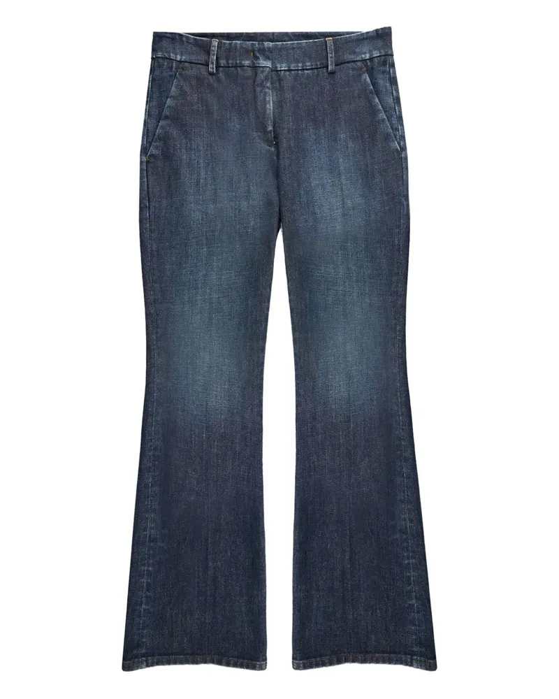 Slowear faded-effect flared jeans - Blau Blau