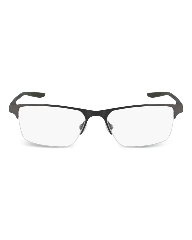 Nike Brille mit eckigem Gestell - Grau Grau