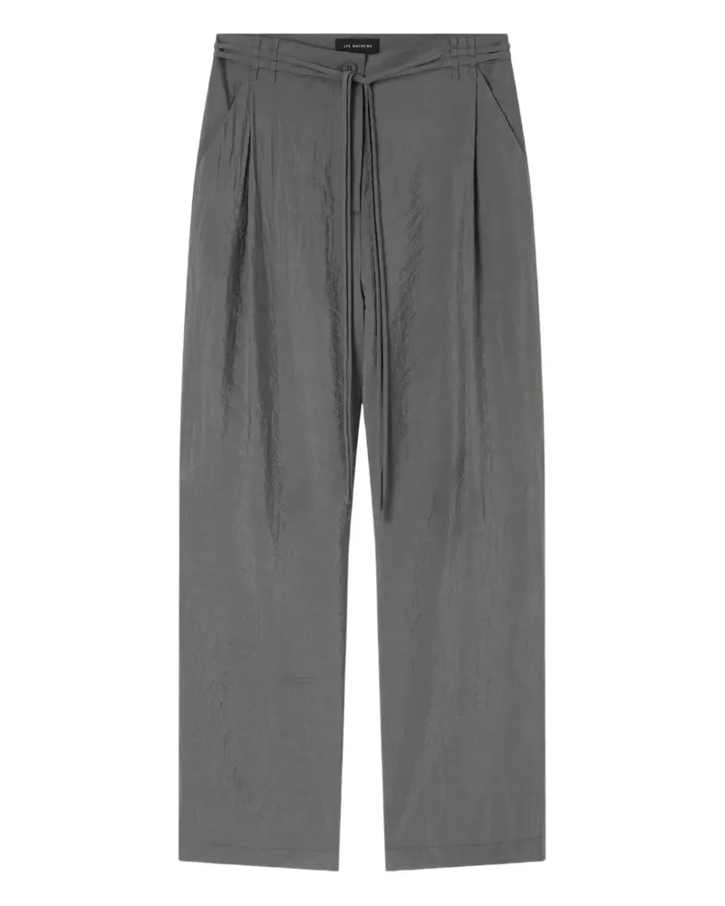 Lee Mathews Maggie drawstring trousers - Grau Grau