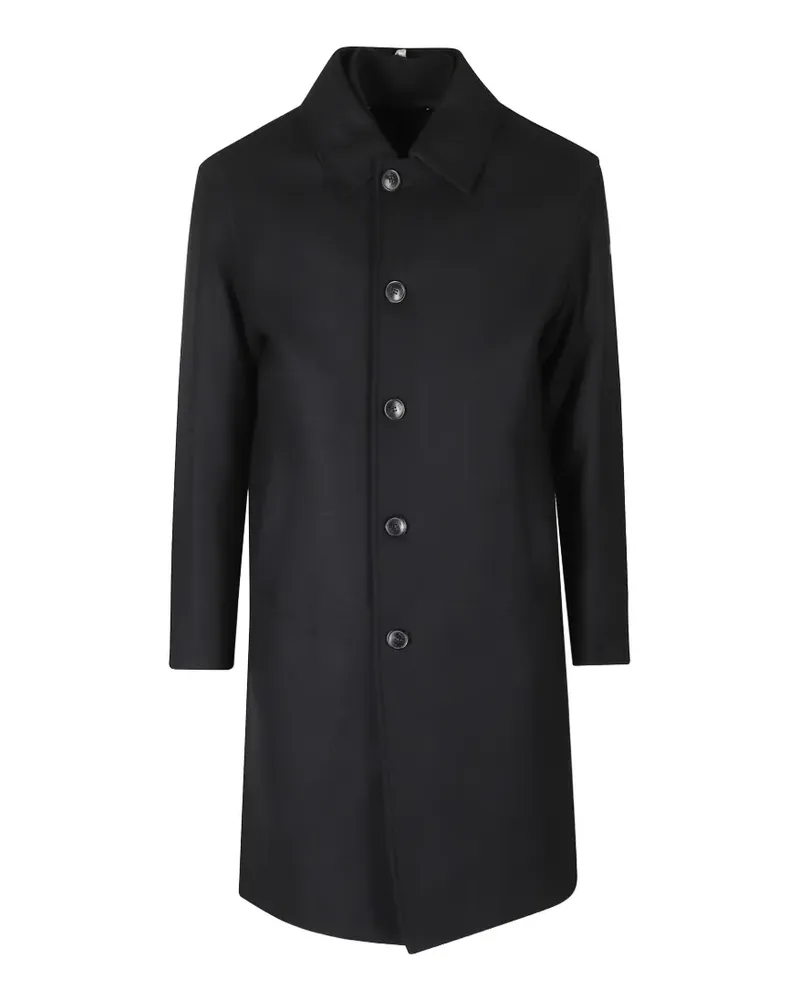 DUNO Raul single-breasted coat - Schwarz Schwarz