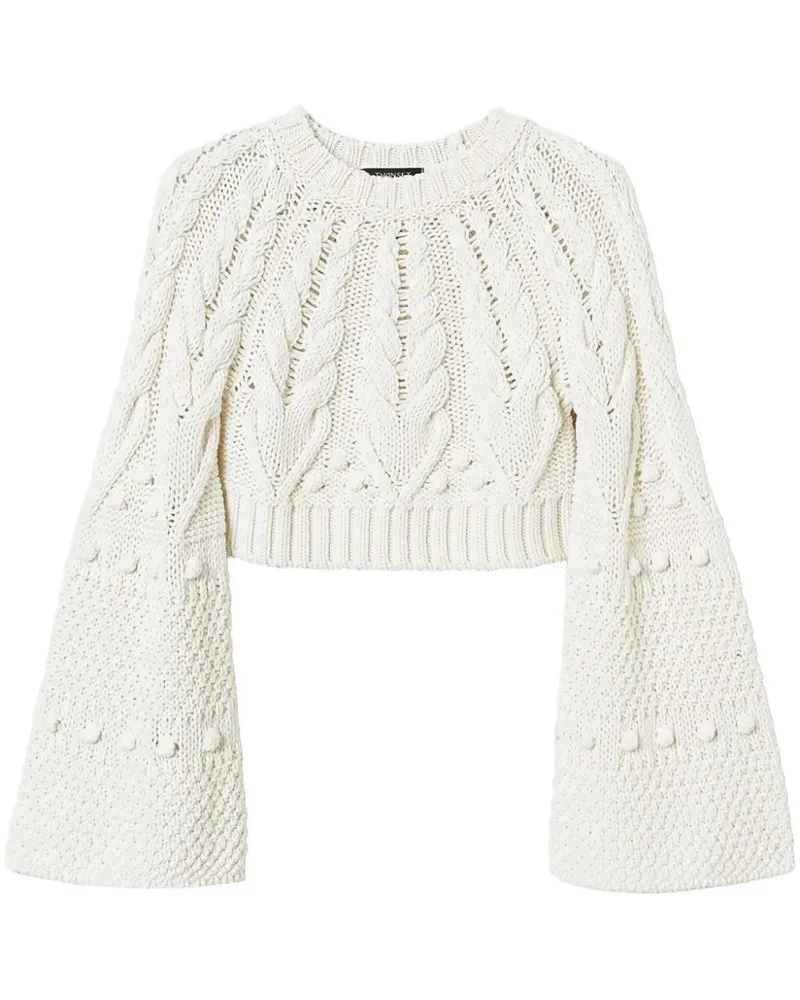 Twin-Set Cropped-Pullover - Weiß Weiß