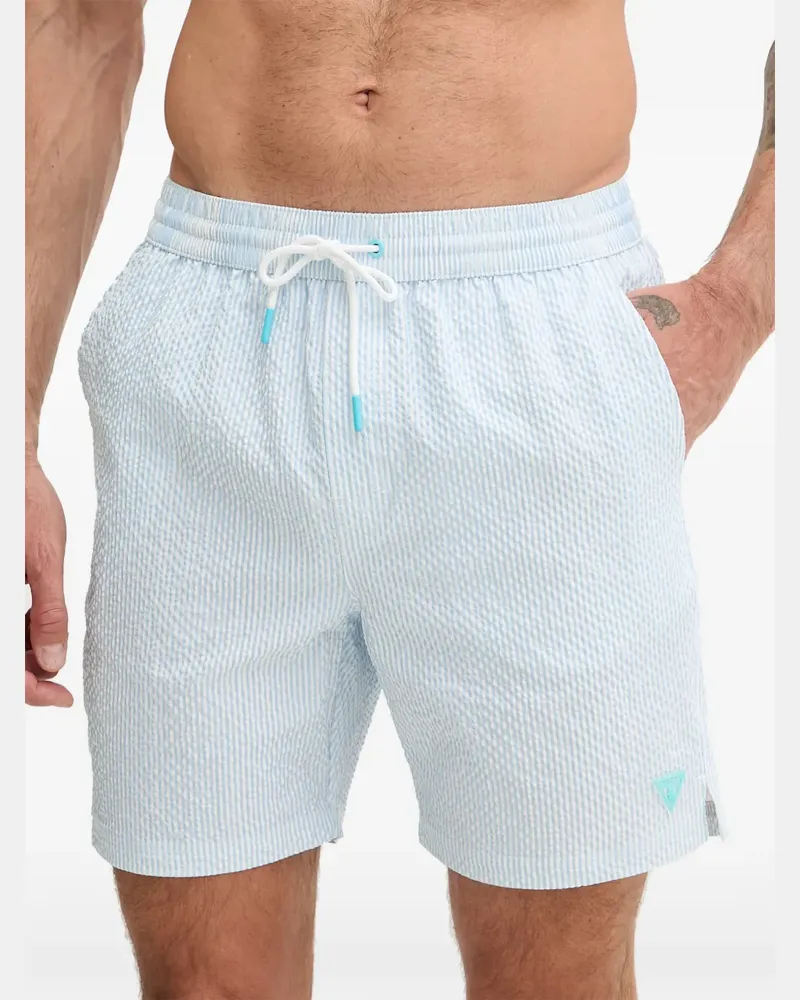 Guess mid-rise swim shorts - Blau Blau