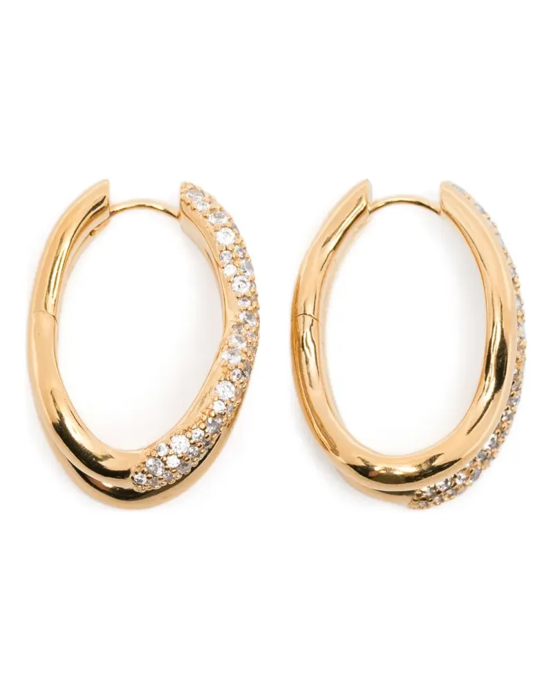 Missoma Verzierte Molten Creolen - Gold Gold