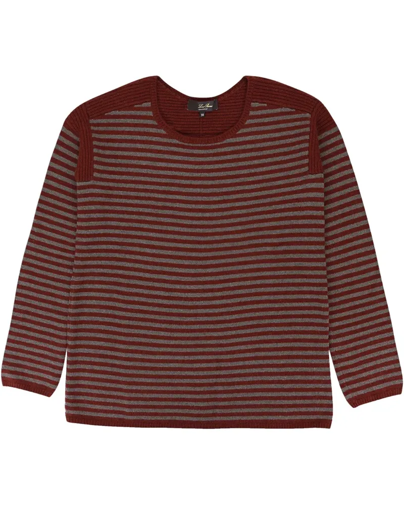 Loro Piana Gestreifter Kaschmirpullover - Rot Rot