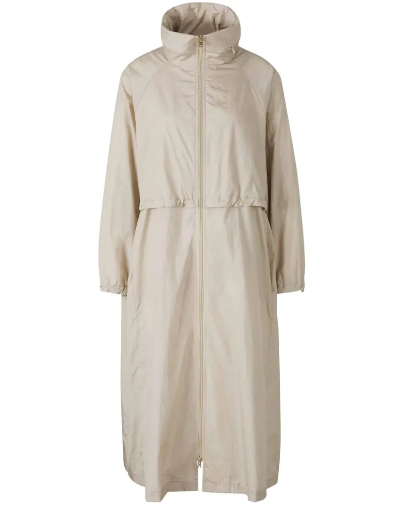 Herno Trenchcoat mit verdeckter Kapuze - Nude Nude