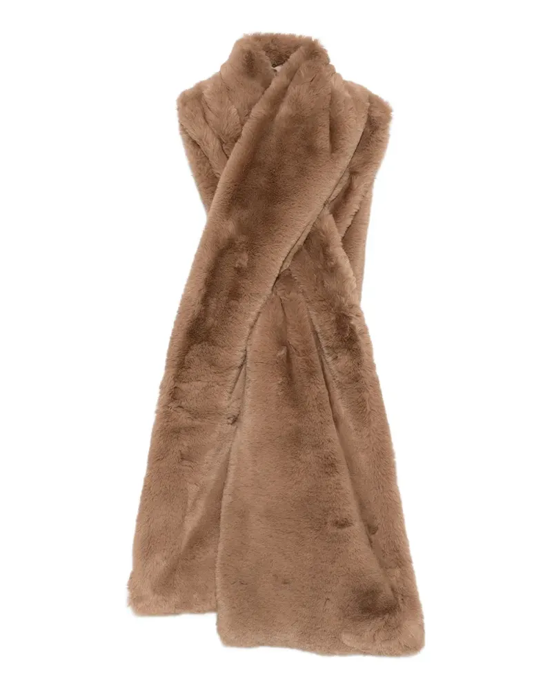 Max Mara Schal mit eckiger Form - Braun Braun