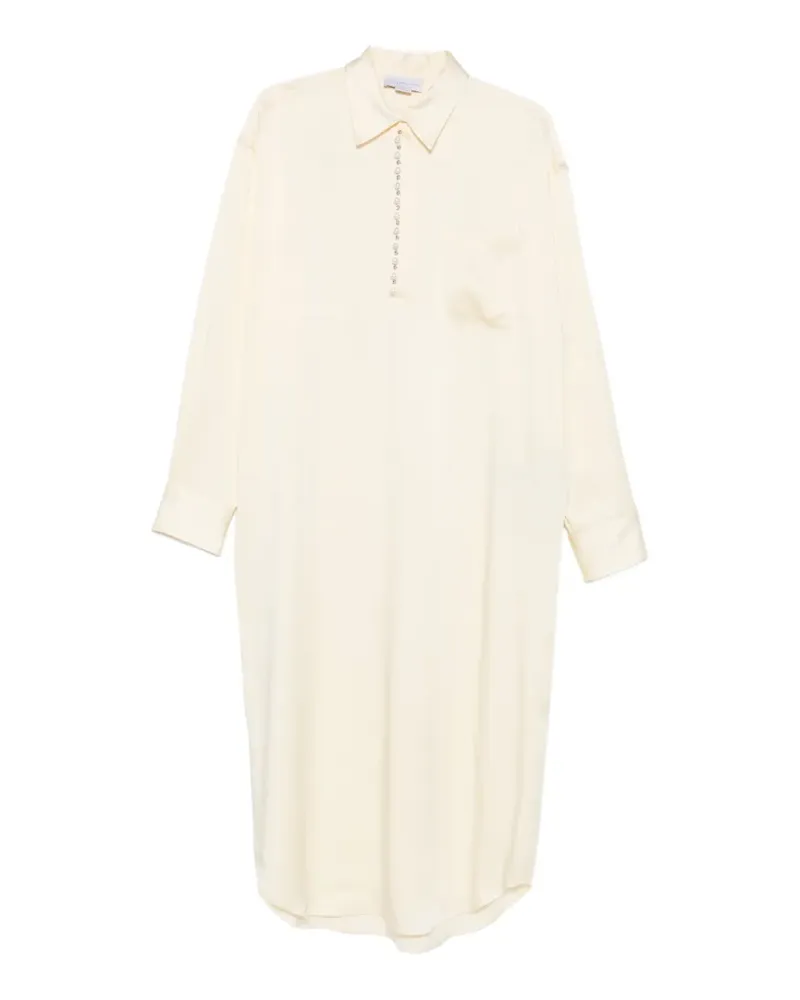 Stella McCartney button pocket midi dress - Nude Nude