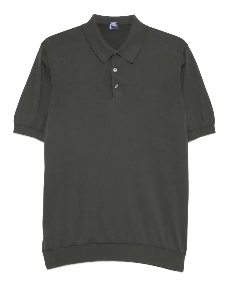 Fedeli Poloshirt mit kurzen Ärmeln - Grün Grün