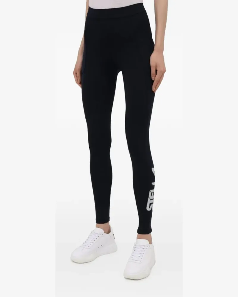 Stella McCartney logo-print leggings - Blau Blau
