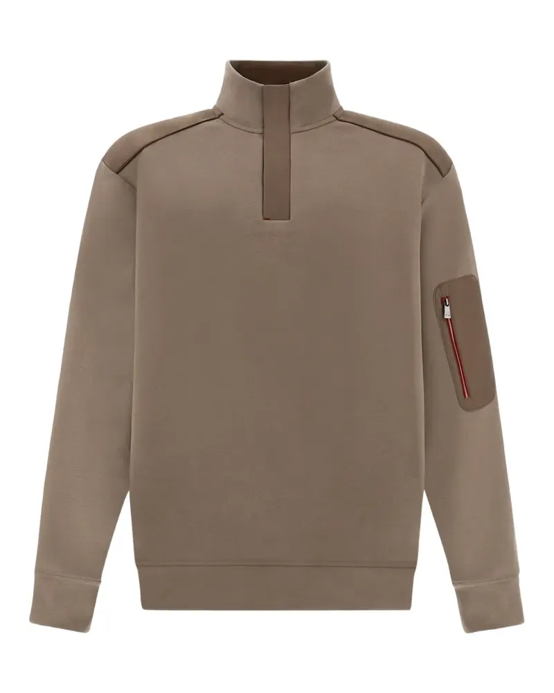 Paul & Shark X-Soft panelled sweatshirt - Braun Braun