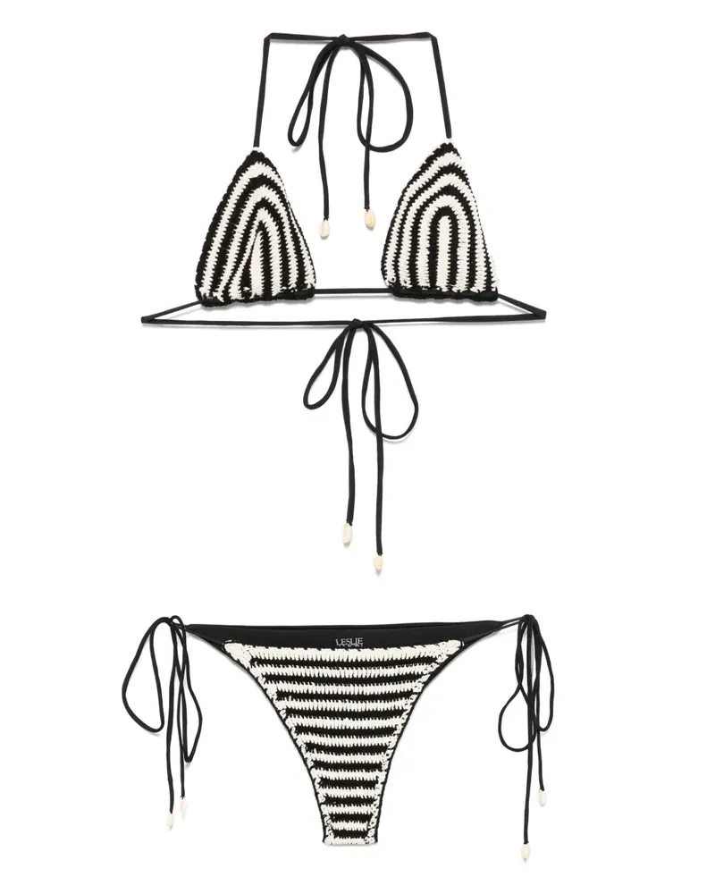 Leslie Amon Riviera Bikini - Schwarz Schwarz