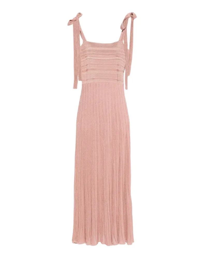 Zimmermann Camisole-Kleid mit geschnürten Trägern - Rosa Rosa