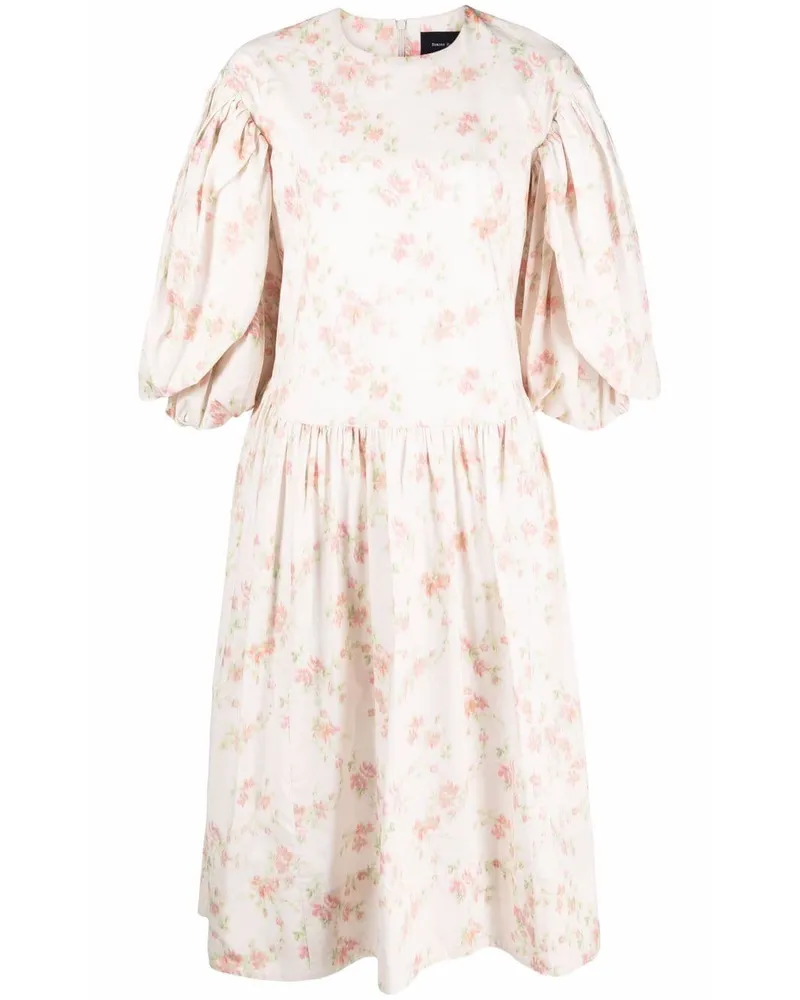 Simone Rocha Minikleid mit Puffärmeln - Nude Nude