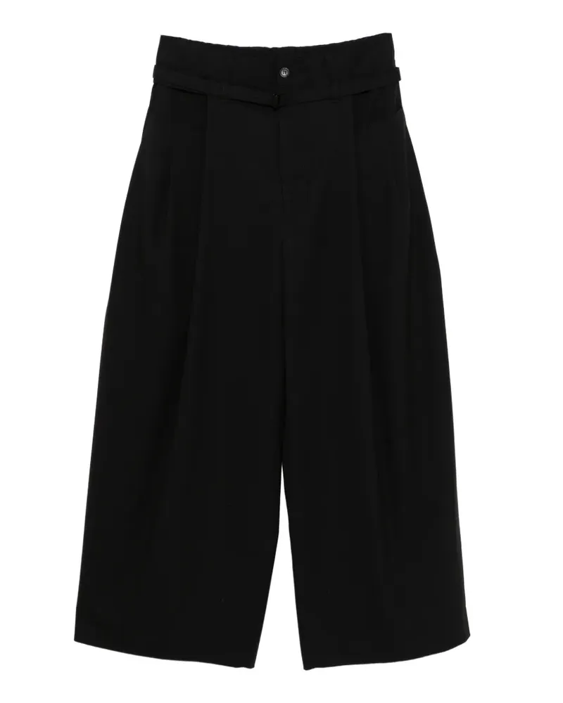 SONGZIO level-volume wide-leg trousers - Schwarz Schwarz