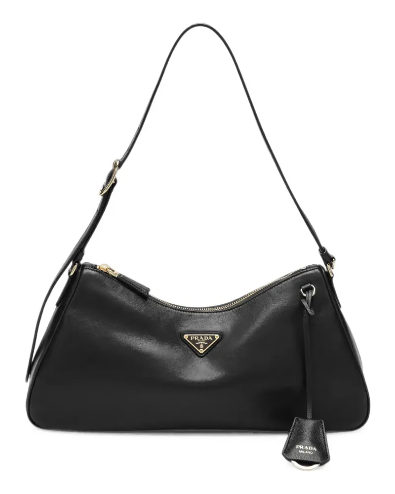 Prada Aimée large nappa leather bag - Schwarz Schwarz