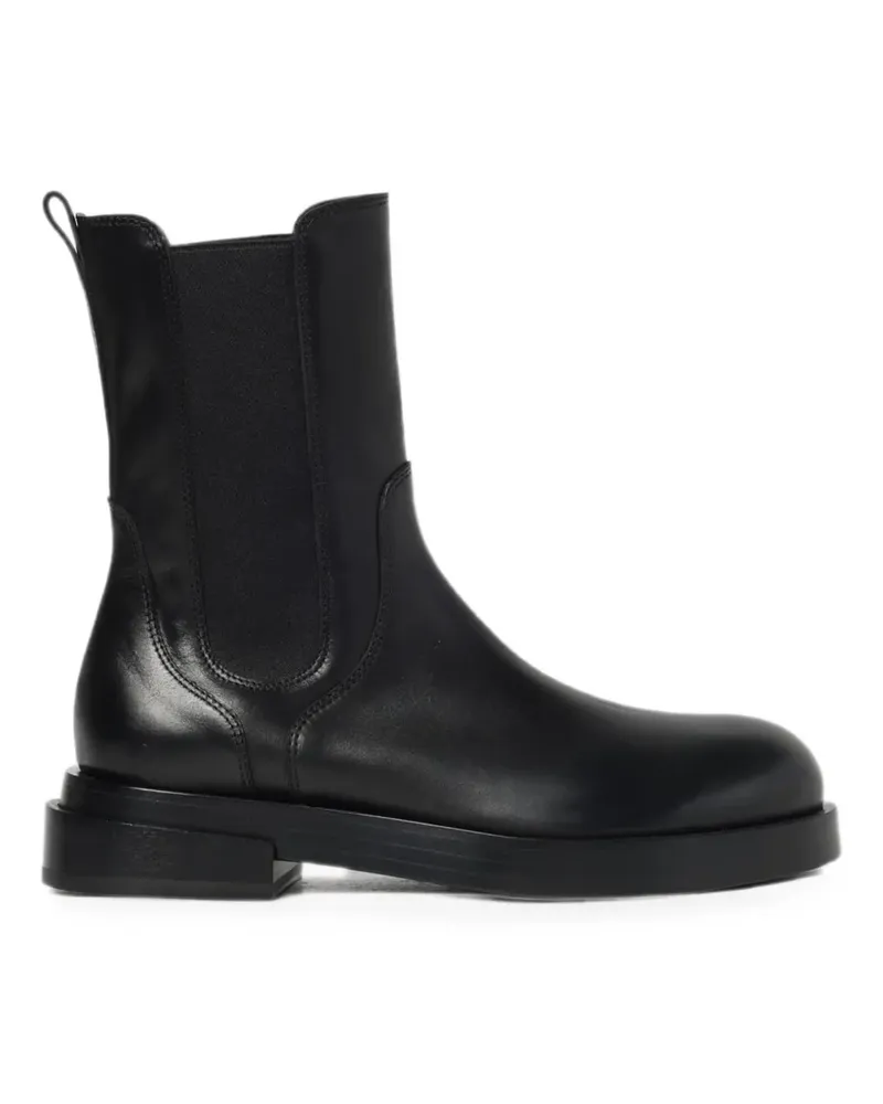 Premiata chunky-sole leather boots - Schwarz Schwarz