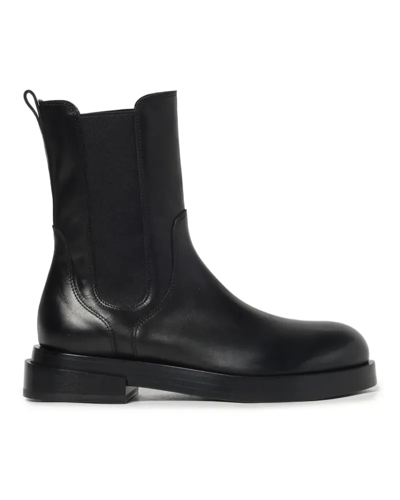Premiata chunky-sole leather boots - Schwarz Schwarz