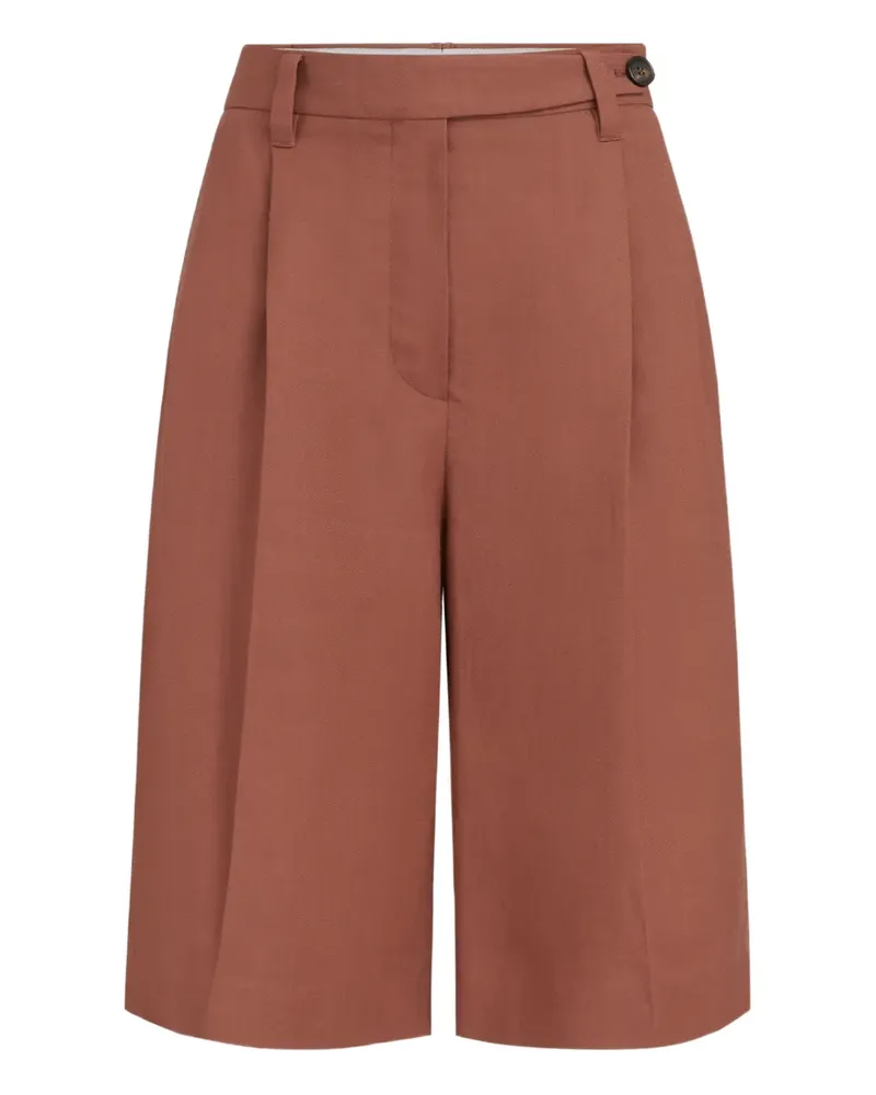 Brunello Cucinelli Shorts mit Monili-Detail - Orange Orange