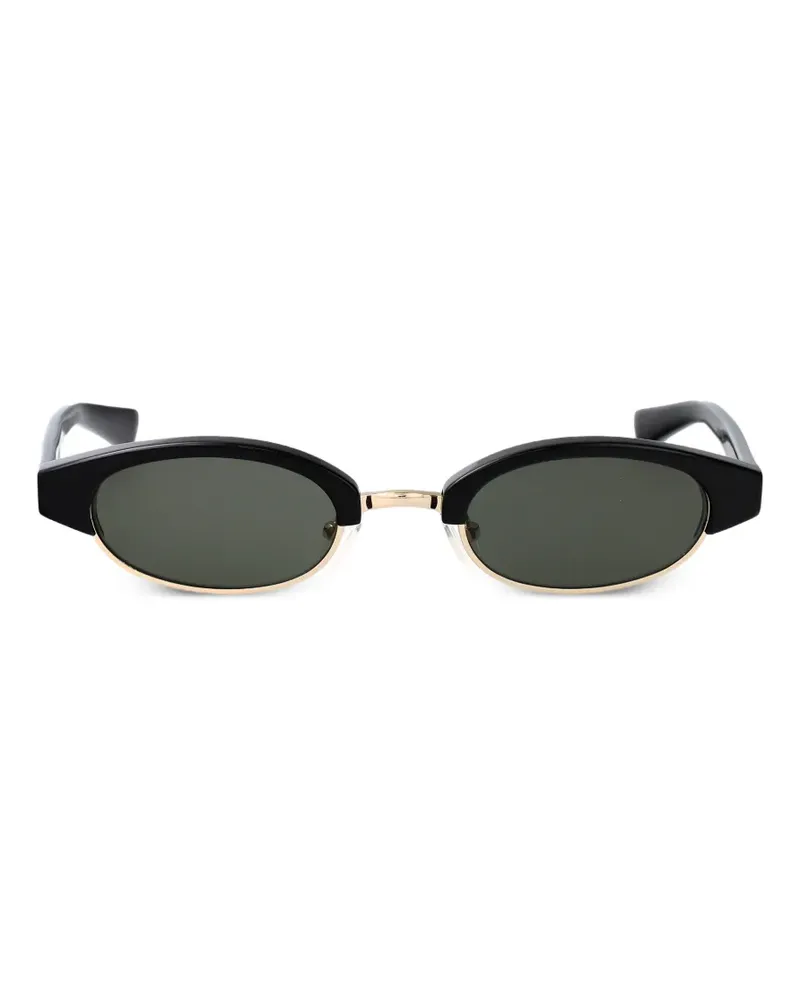 Alexander McQueen Sonnenbrille mit Cat-Eye-Gestell - Schwarz Schwarz