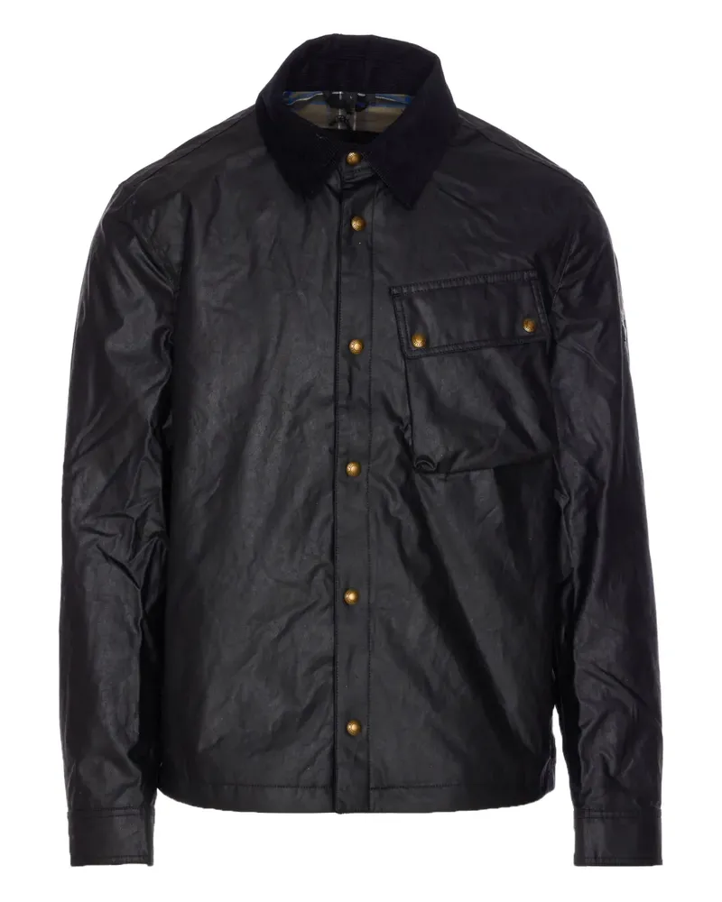 Belstaff Ground Jacke mit Druckknöpfen - Schwarz Schwarz