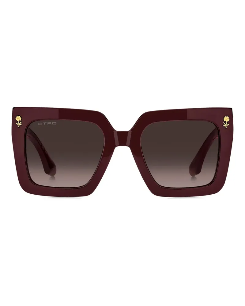 Etro Colour Stripes Sonnenbrille - Rot Rot