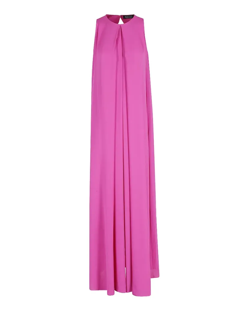 Gianluca Capannolo Anka draped silk maxi dress - Rosa Rosa