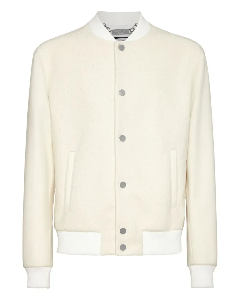 Philipp Plein Bomberjacke mit Strass - Nude Nude