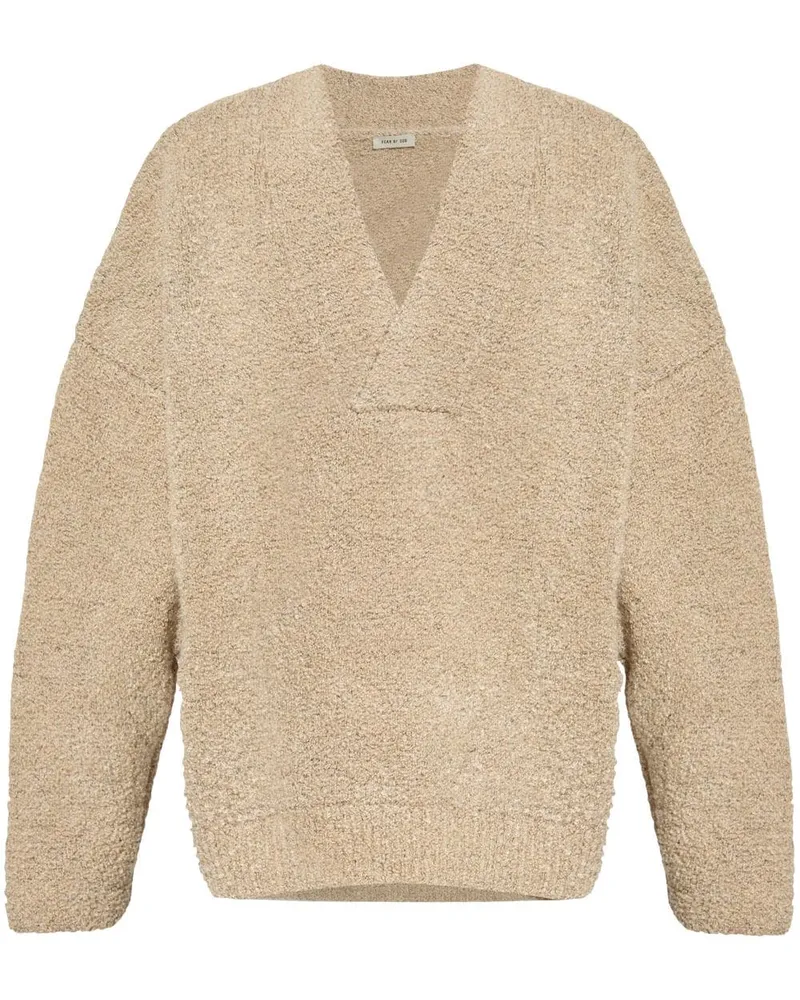 Fear of God Pullover mit Logo - Nude Nude