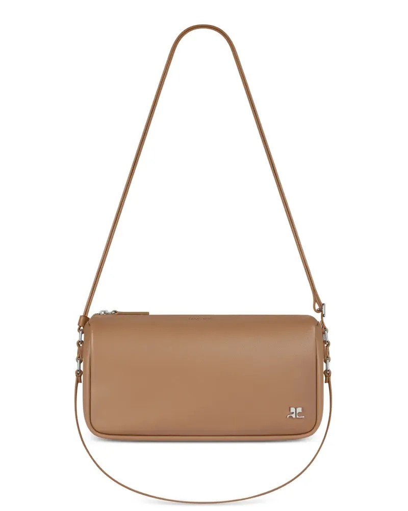 Courrèges small Three Sixty shoulder bag - Nude Nude