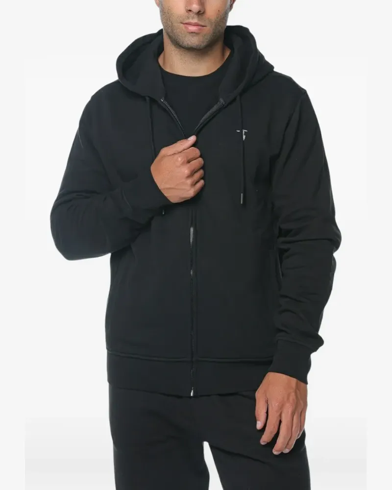 Trussardi zip-up hoodie - Schwarz Schwarz
