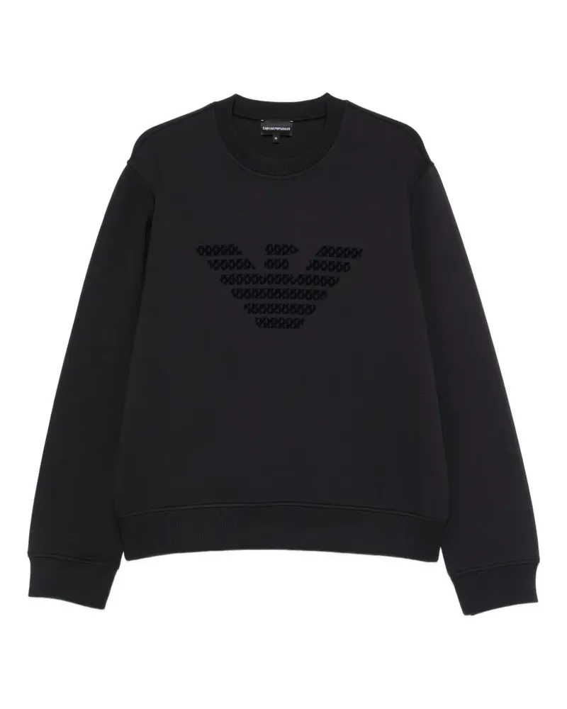 Emporio Armani Sweatshirt mit Logo-Print - Blau Blau