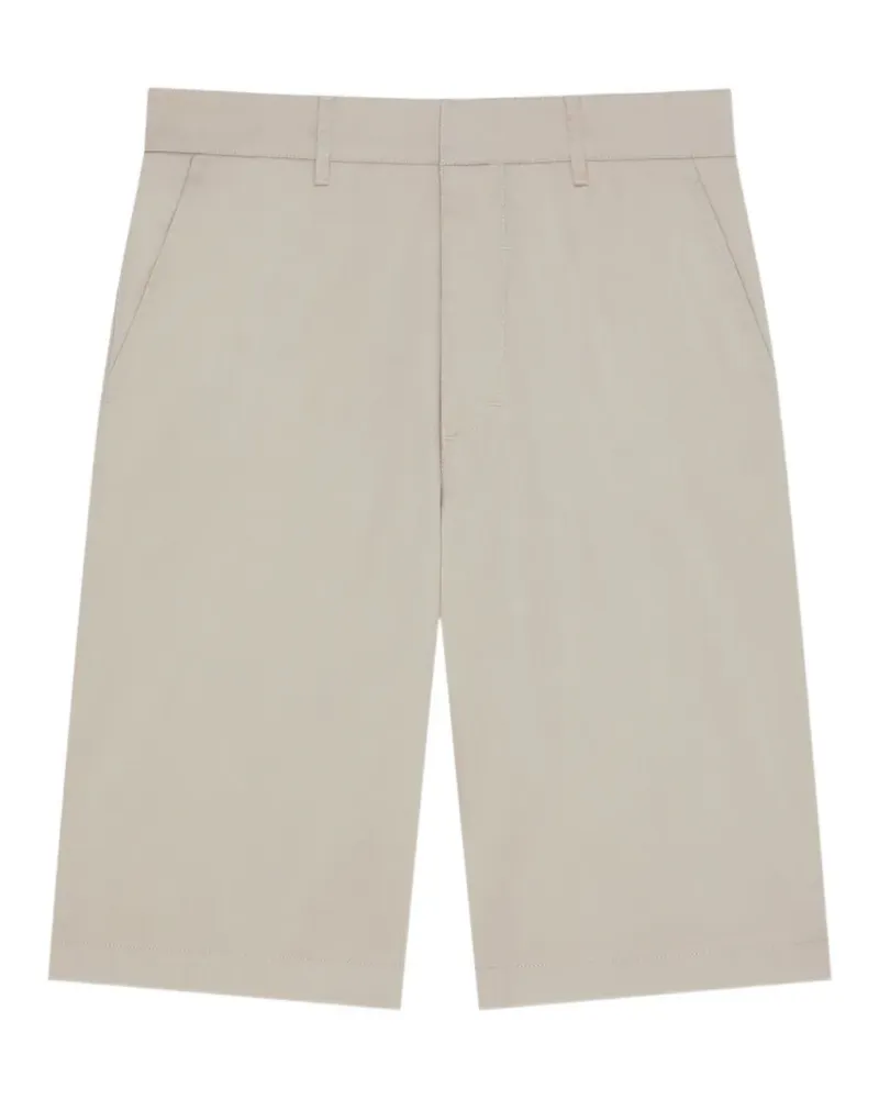 Givenchy logo-patch chino shorts - Nude Nude