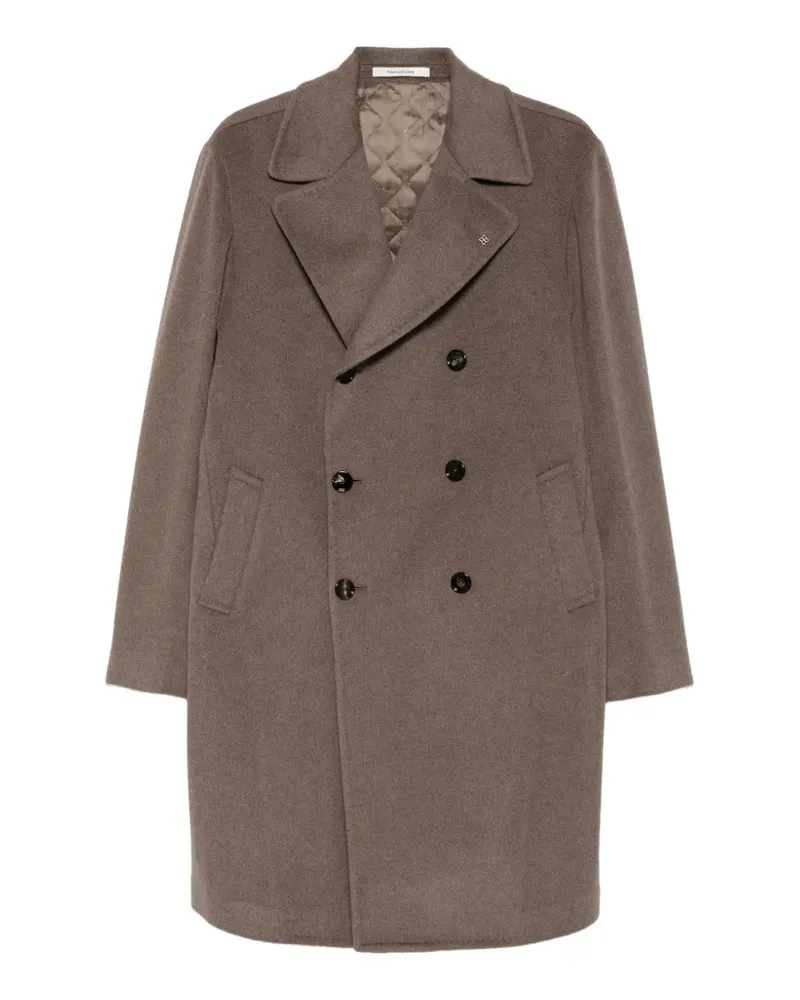 Tagliatore notch-lapel double-breasted coat - Braun Braun